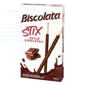 Biscolata Stix Milk Chocolate 