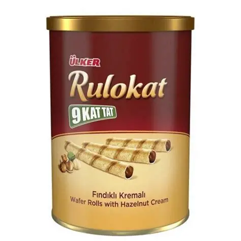 Ulker Rulokat Wafer Rolls with HazelnutCream 