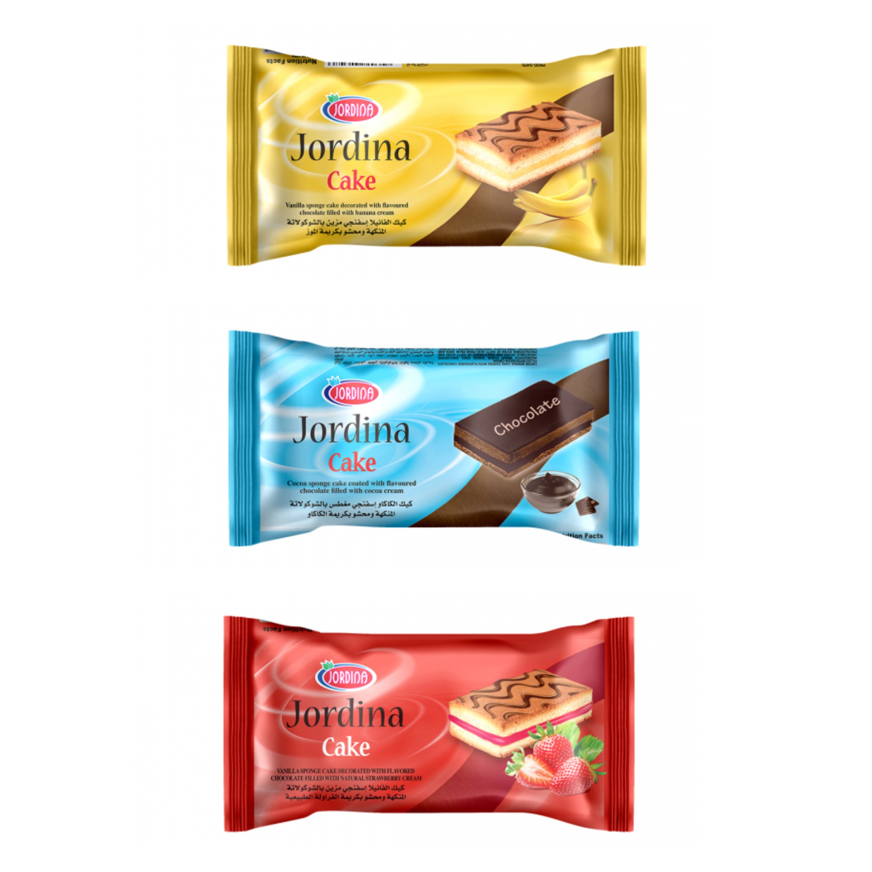 Jordina Cake Chocolate/Banana/Strawberry