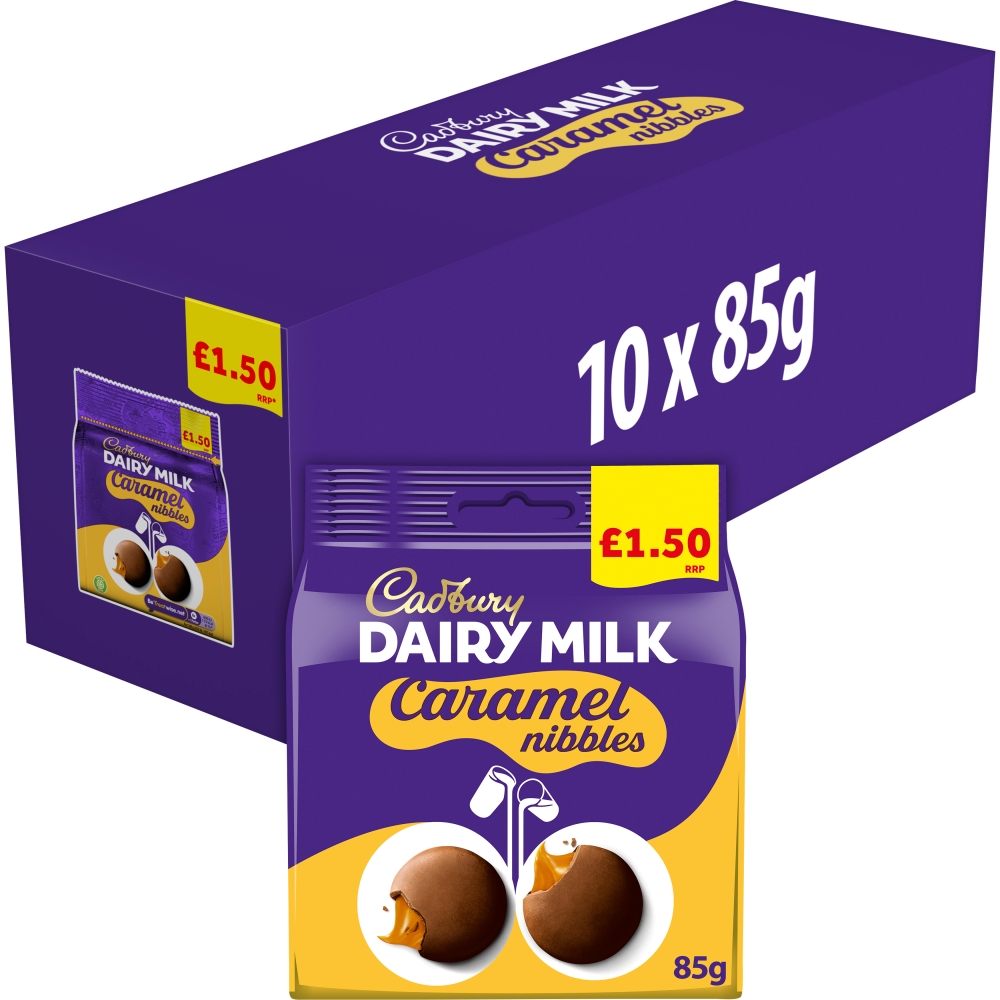 Dairy milk caramel nibbles